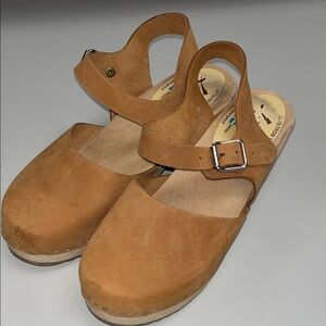 Lotta From Stockholm Brown Leather clogs size 39